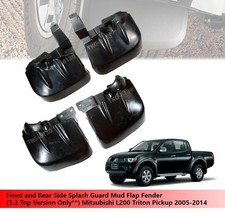 Paraspruzzi anteriore e posteriore uso parafango per Mitsubishi L 200...