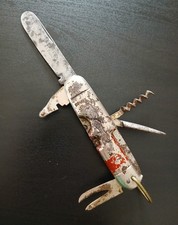 Coltello Antico Ancien Couteau Coltellino Italian Knife Multiuso Multitools 