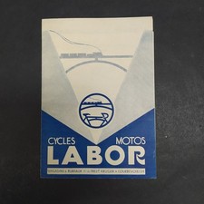 Catalogo motociclette e biciclette Labor anni '20/'30 in francese. Ingiallimenti
