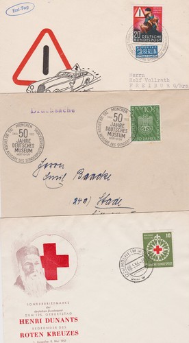 Brd fdc anno - anno, 1953