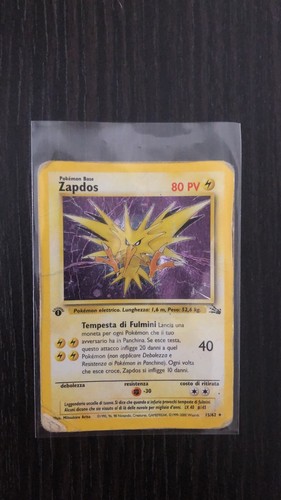 Pokemon card zapdos - card,