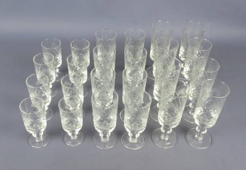 Set bicchieri cristallo numero