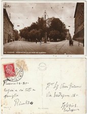 PIACENZA - INCROCIO DELLE VIE ROMA ED ALBERONI - VIAGG. 1940 -52382-