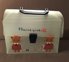Sanrio vintage WINKI PINKI 1989 -1995 Valigetta In Plastica NEW!
