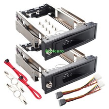 2x 5,25" tray-less hot-swap