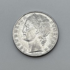 1956 Italy 100 Lire Coin