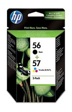 Cartucce d'inchiostro originali HP 56 57 2 neri e colori SA342AE Deskjet 5510 stampanti