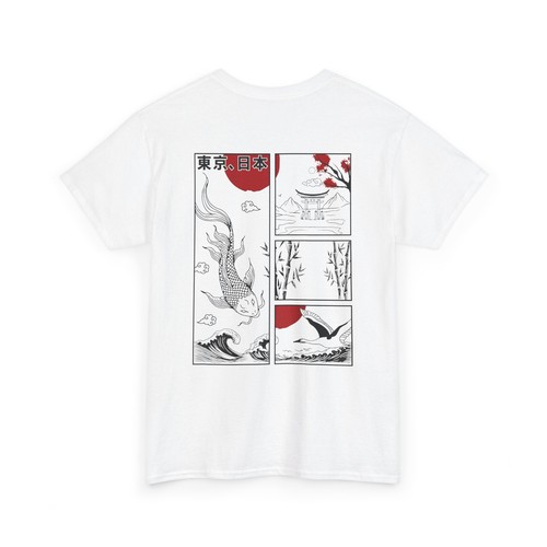Maglietta giapponese koi - maglietta, fish