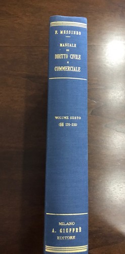 Messineo manuale diritto - manuale, di