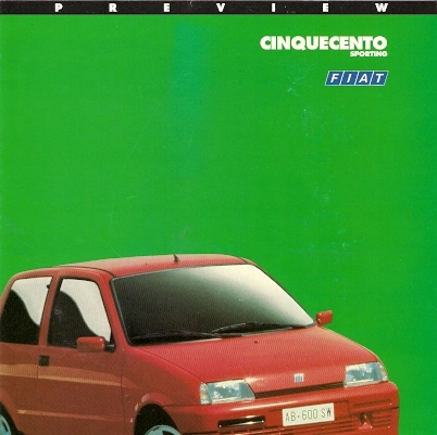 Fiat cinquecento sporting - fiat,
