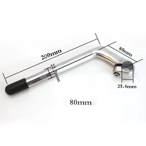 Attacco manubrio bici 222mm