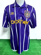 MAGLIA MANCHESTER CITY NO MATCH WORN ISSUE SHIRT VINTAGE CAMISETA 1992/1993