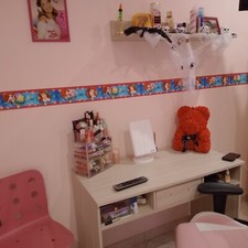 cameretta a ponte inclusa scrivania con mensola usata