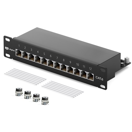 Patch panel cat6 pollici - patch,