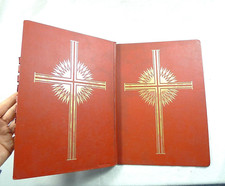 VECCHIO LIBRO PREGHIERA CHIESA