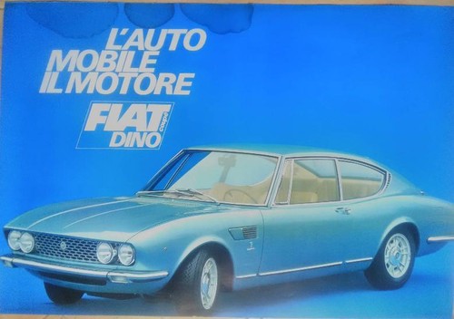 Fiat dino coupè poster - dino,