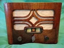 Rara RADIO D'EPOCA Vintage Valvole PHILIPS 521A del 1934 REVISIONATA FUNZIONANTE