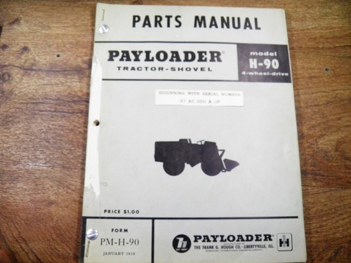 Hough 90 payloader - hough, h-90