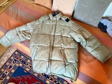 Piumino Energie Vintage Large Fine Anni 90 Colore Beige/Champagne Metallizzato