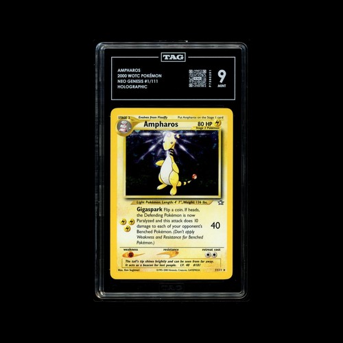 Ampharos holo pokemon - ampharos,