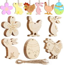Ornamenti Pasquali in Legno