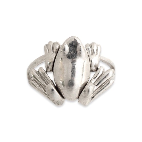 Anello rana argento - , sterling