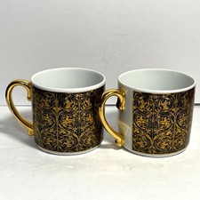 Thun Repubblica Ceca Porcellana Barocco Espresso Tazzine Set di 2 Praque Castle