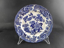 ANTICO 1938 RARO PIATTO CERAMICA RICHARD MILANO DECORO JAPON BIANCO BLU 