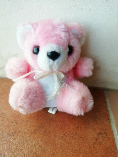 Mini peluche orsetto - mini, rosa