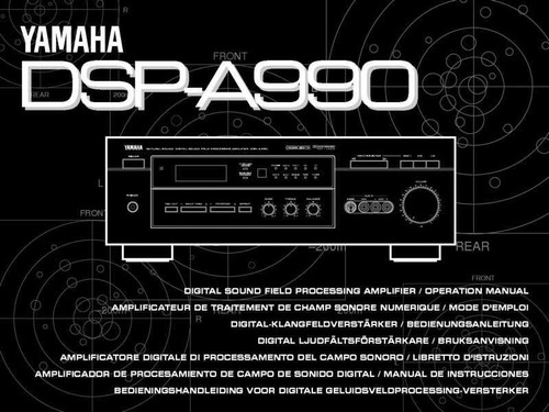 Yamaha dsp a990 amplificatore - yamaha, dsp-a990