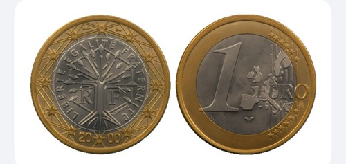 Moneta euro francia - 1, 1999