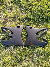 Plastiche Convogliatori Radiatore Yamaha YZ 125 - 250 Motocross Moto Nero 