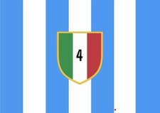 Bandiera Napoli 150x100 con 4