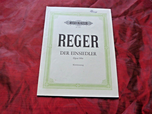 Reger der einsiedler opus - opus, 144a
