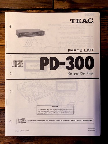 Teac 300 lettore elenco - teac, pd-300