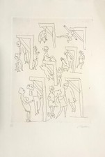 Mino Maccari Stampa Originale cm 35 x 50