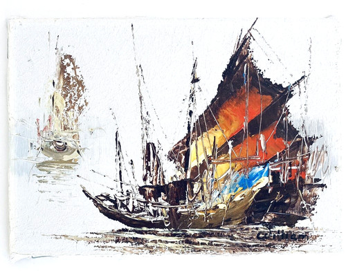 Quadro wilson nave - quadro, impasto