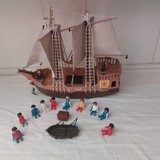 Playmobil galeone anni '90 con accessori, usato ma in ottimo stato, come in foto