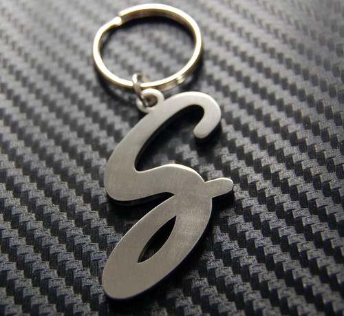 Letter alphabet name keyring - letter,