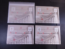Vaticano 2012, 4x blocco "Restauro", **/MNH, Bl.39, ME 200,-, affrancatura 80€