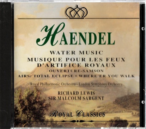 Haendel water music - ., musique