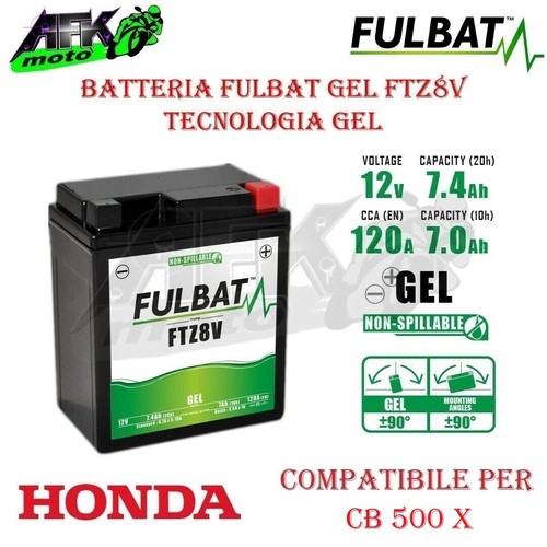 Batteria fulbat gel ftz8v - gel,