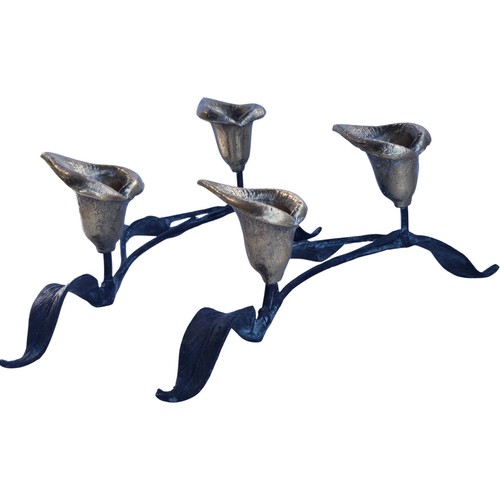 Candelabro vintage ottone - candelabro,