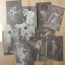 Lotto 11 Cartoline Nudo Erotiche Artistico Francesi Anni '30 Non Viaggiate