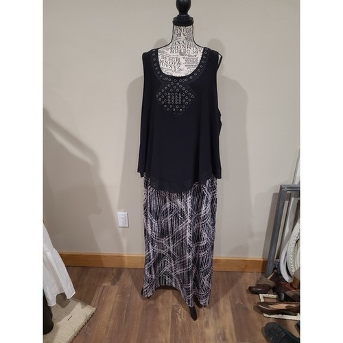 Maxi abito catherine nero - catherine's,