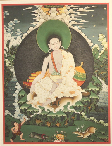 Thangka tibetano jetsun - thangka,
