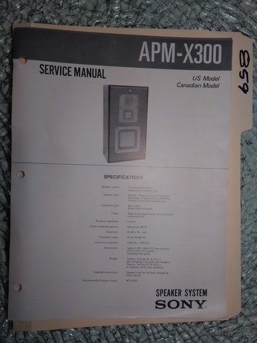Sony apm x300 manuale - sony, di