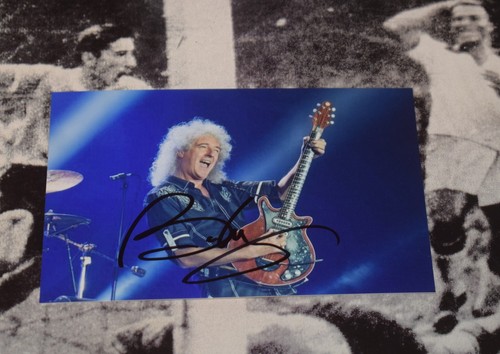 Autografo brian may foto - brian,