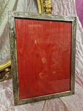 Grande Cornice porta foto argento 800 luce 23,5x17,3 Silver Frame V7 ^