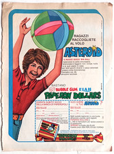Gioco Bin-Ball ASTEROID/Bubble Gum PAPERON DOLLARS - pubblicità-advertising -N3